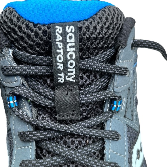 Saucony Rapture TR Size 8.5 Black Blue Gray - Picture 4 of 10